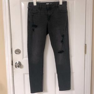 Old Navy Rockstar Super Skinny Distressed Jeans
